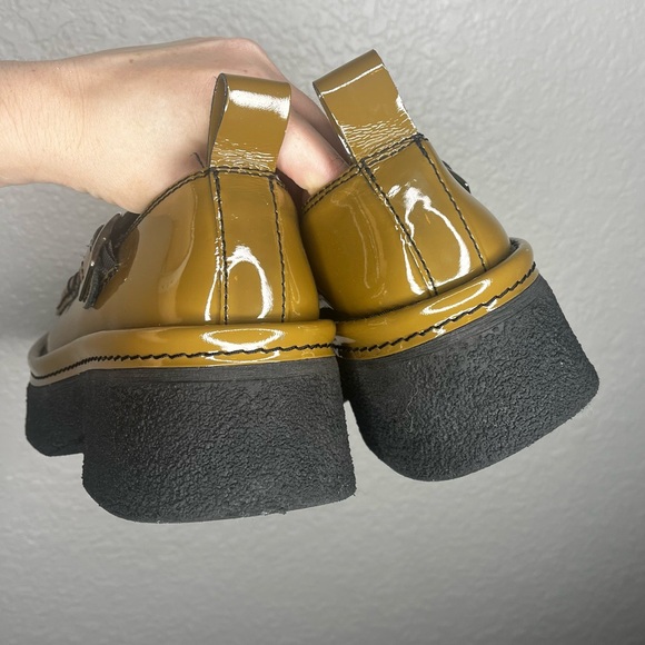 E8 By Miista Cathy Platform Mary Jane in Khaki Olive Size 39 US Women’s 8 Brown - Picture 8 of 14